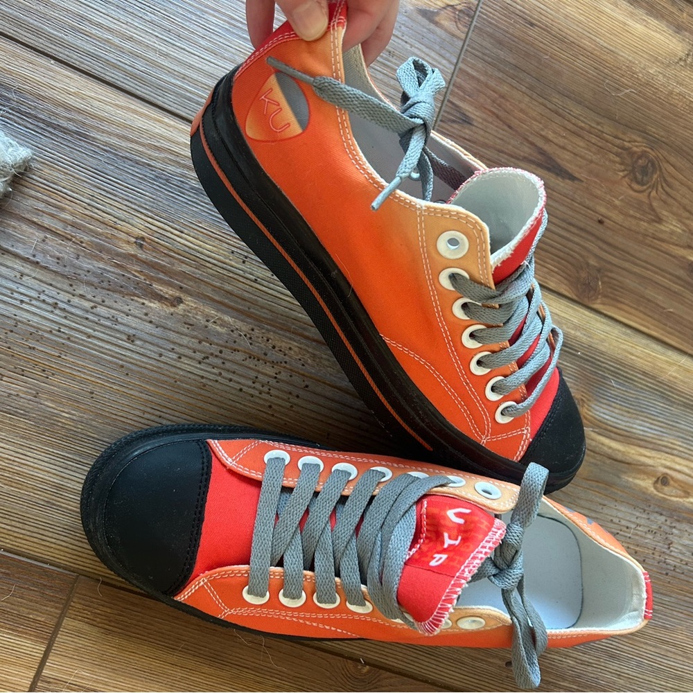 Keith Urban Converse Orange and Red Women's Sneakers from VIP concert